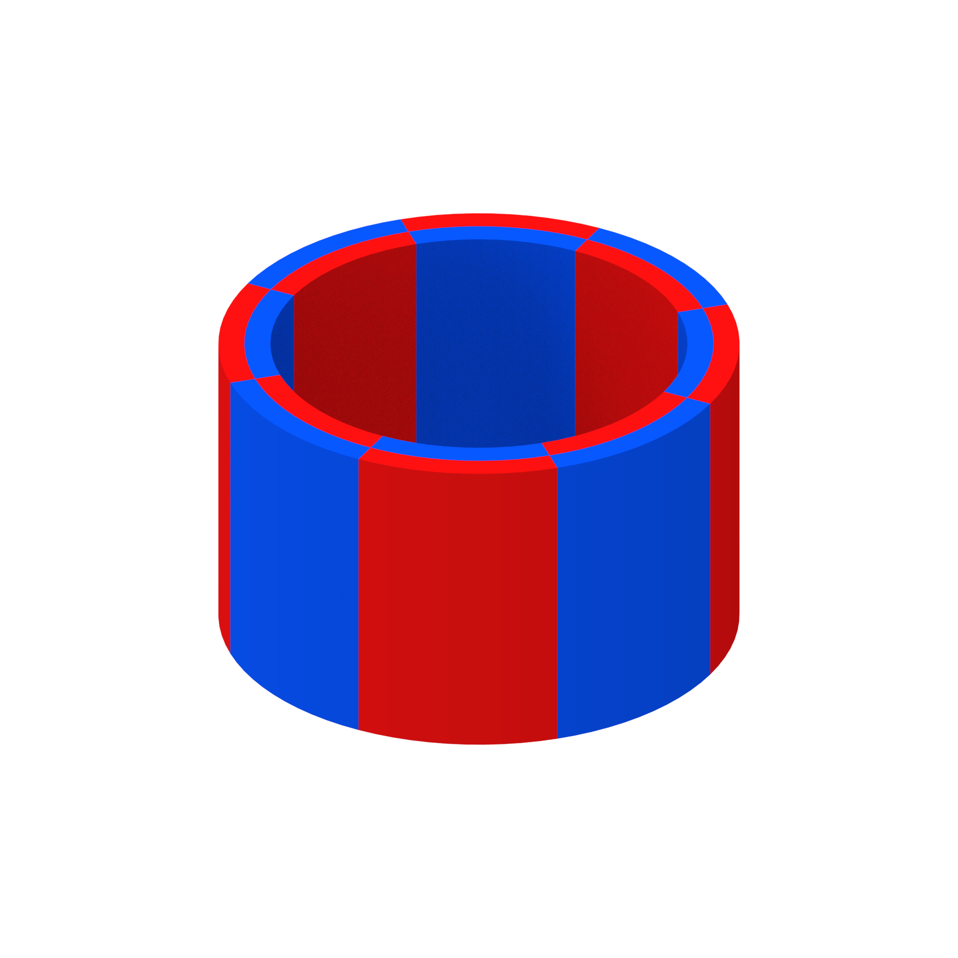 Ferrite Ring Magnets-Diametrical Multipole Magnetization Ferrite Ring Magnets-Diametrical Multipole Magnetization