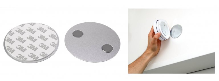 Magnetic Smoke Detector Mount 1pcs Magnetic Adhesive Pads For Smoke - View #8