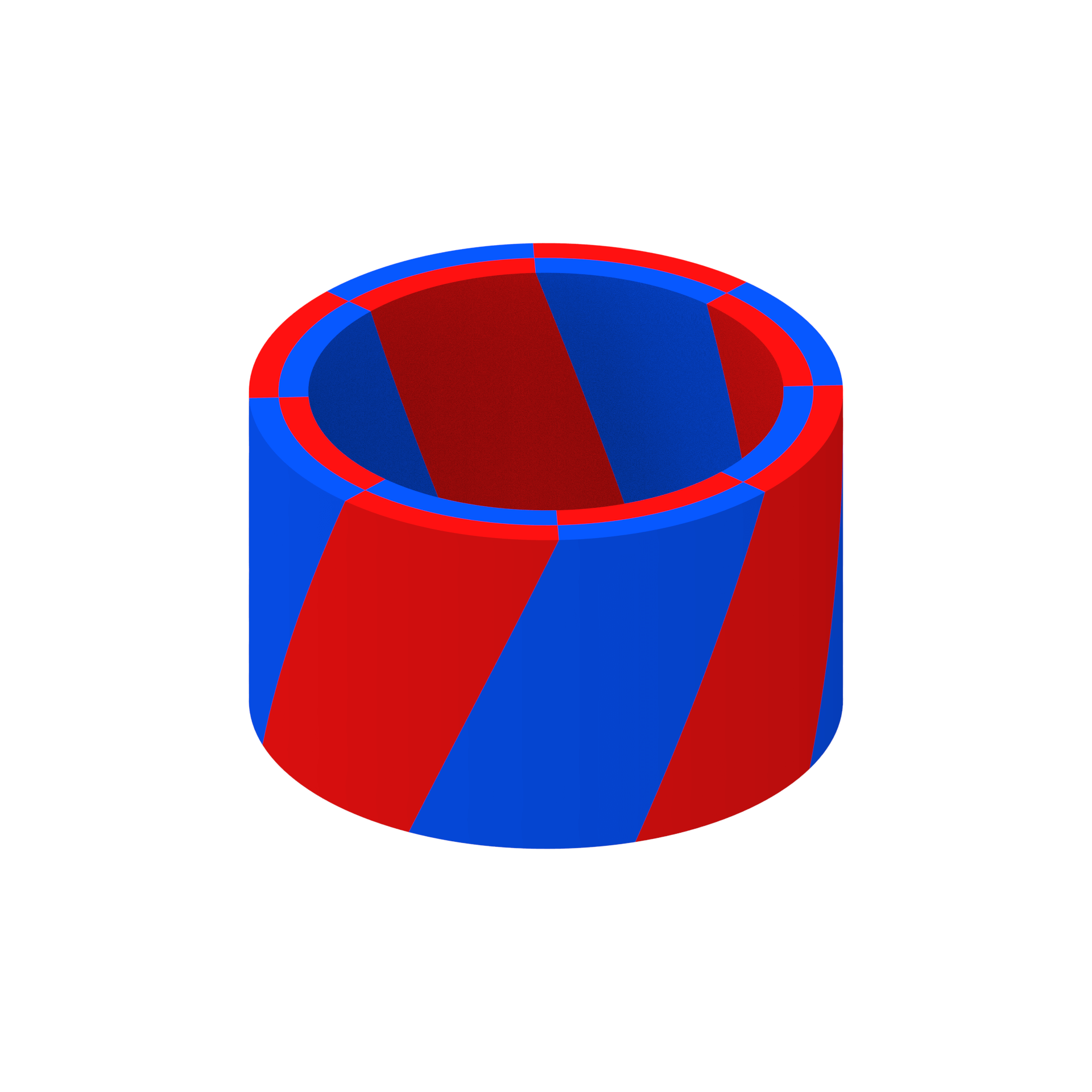 Neodymium Ring Magnets-Skewed Magnetization Neodymium Ring Magnets-Skewed Magnetization