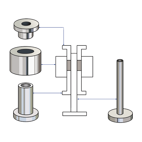 Pressing-Sintered AlNiCo Magnets